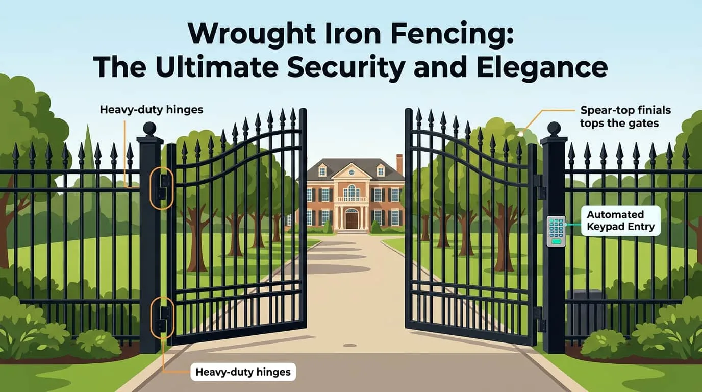 Wrought Iron Fencing Orlando: Security Meets Style