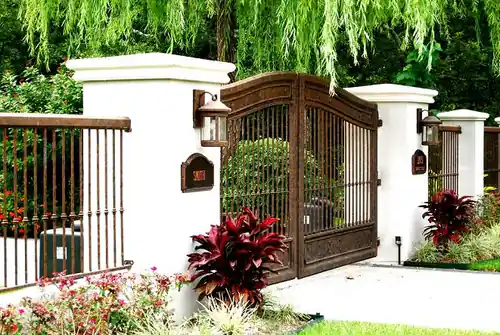 Wrought Iron Fence installed by Wulff Fence