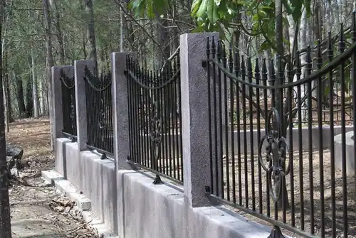 Wrought Iron Fence installed by Wulff Fence