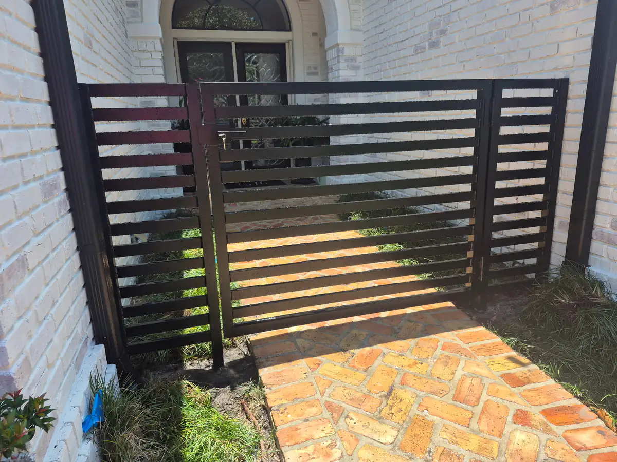 Aluminum Front Walkway Gate in Flagler Beach