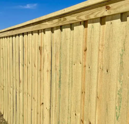 Wood Fence and Matching Gate in Orlando