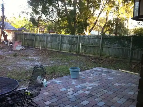Wulff Fence work example, Winter Park fence install
