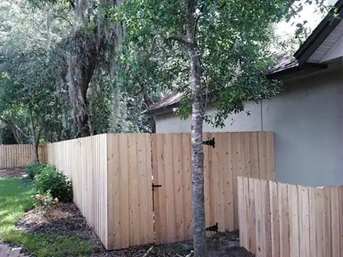 Wulff Fence work example, Altamonte Springs fence repair